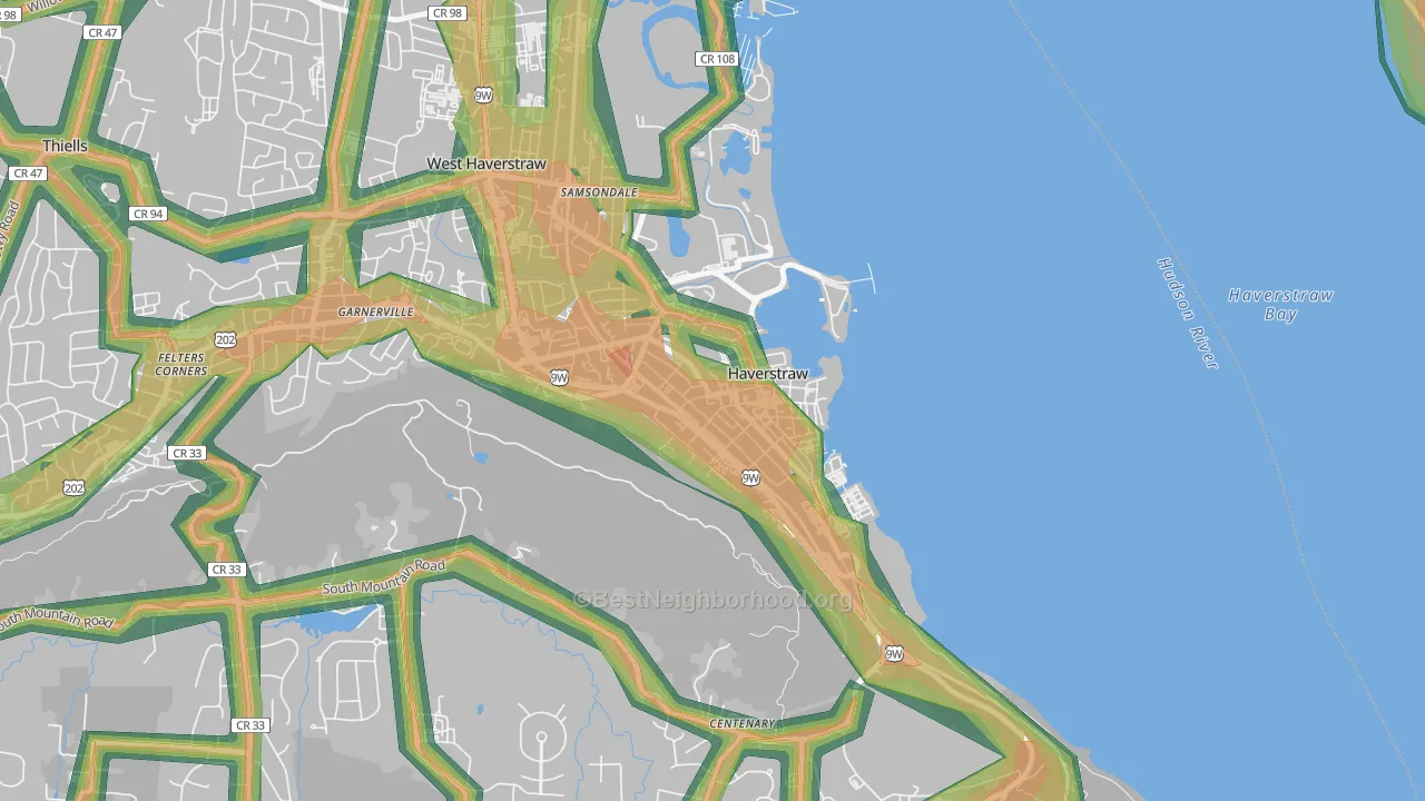 10927, NY Map of Noise Levels in 10927