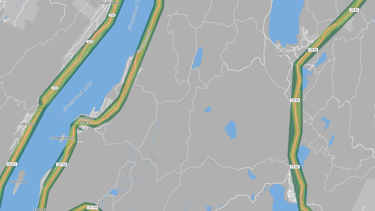 10979, NY Map of Noise Levels in 10979