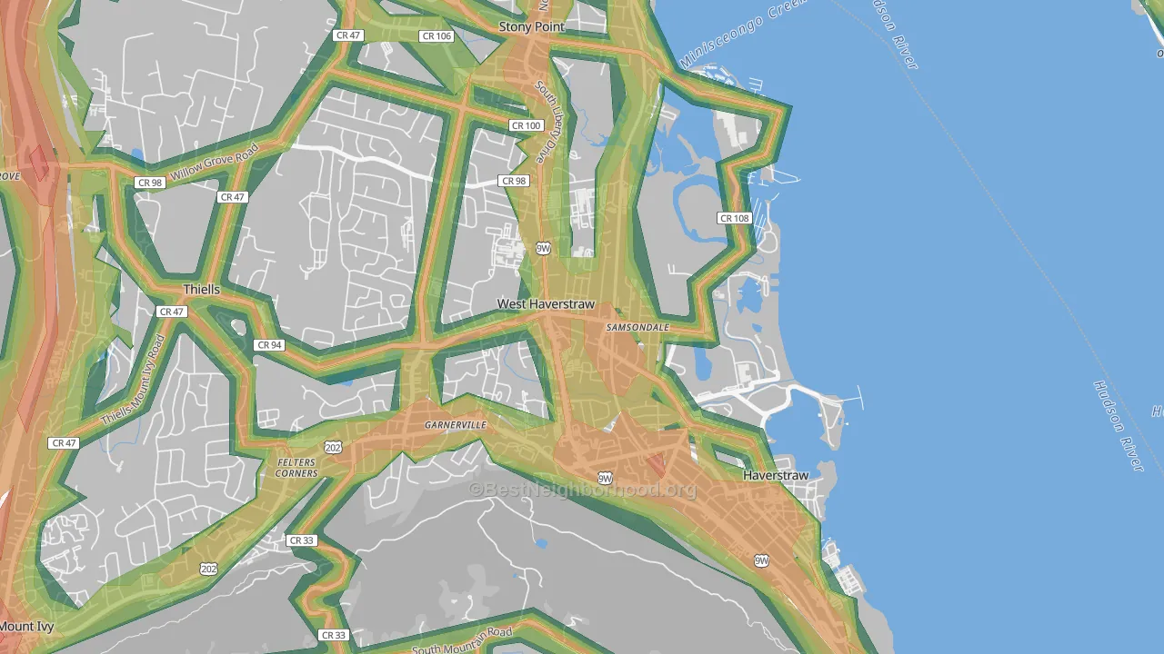 10993, NY Map of Noise Levels in 10993