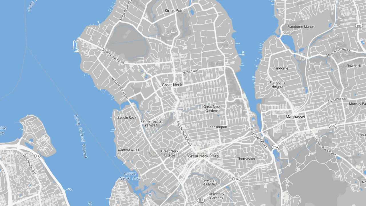 11023, NY Map of Noise Levels in 11023