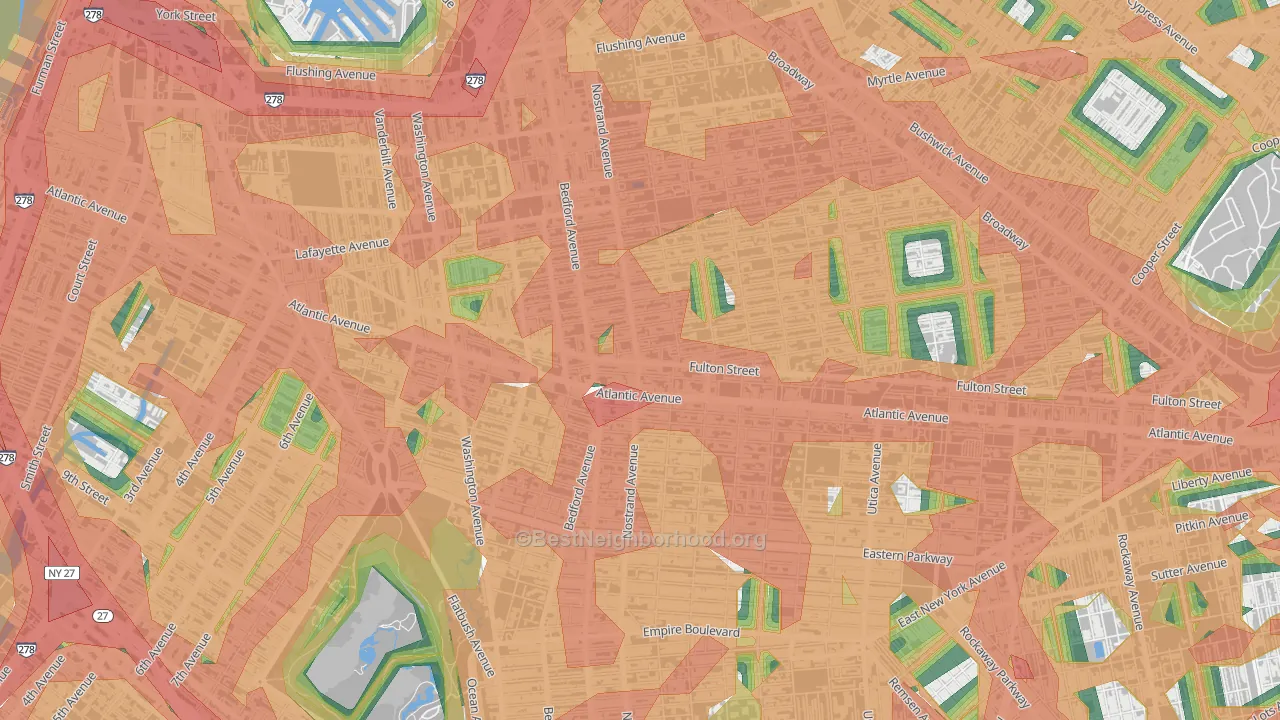 11216, NY Map of Noise Levels in 11216