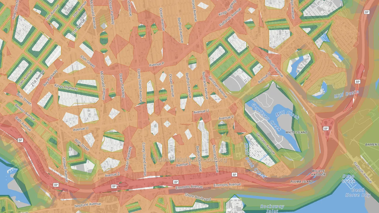 11229, NY Map of Noise Levels in 11229