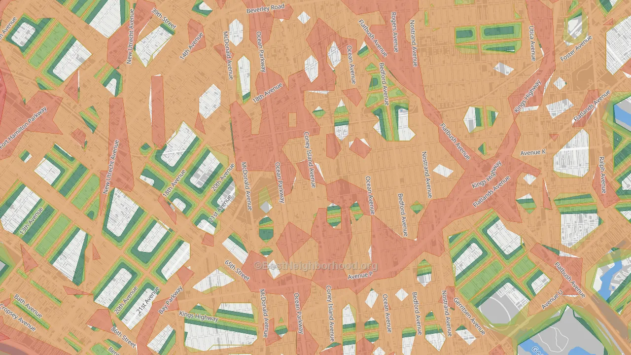 11230, NY Map of Noise Levels in 11230