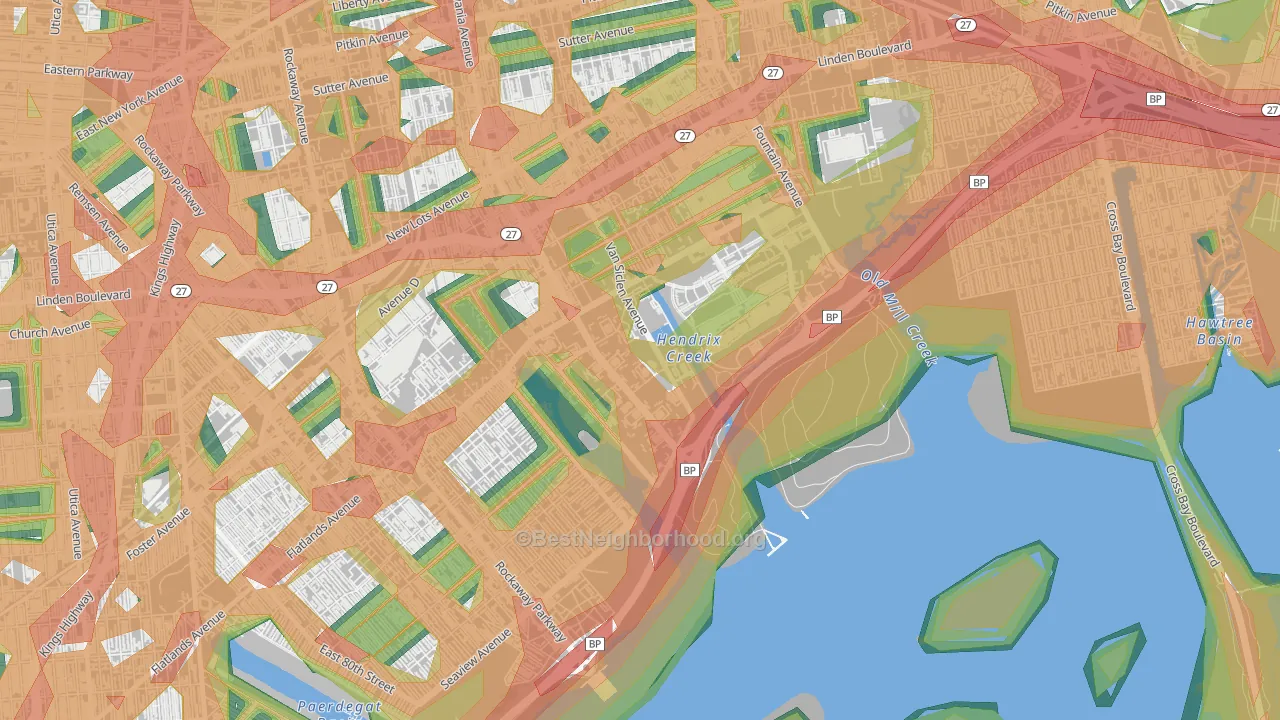 11239, NY Map of Noise Levels in 11239