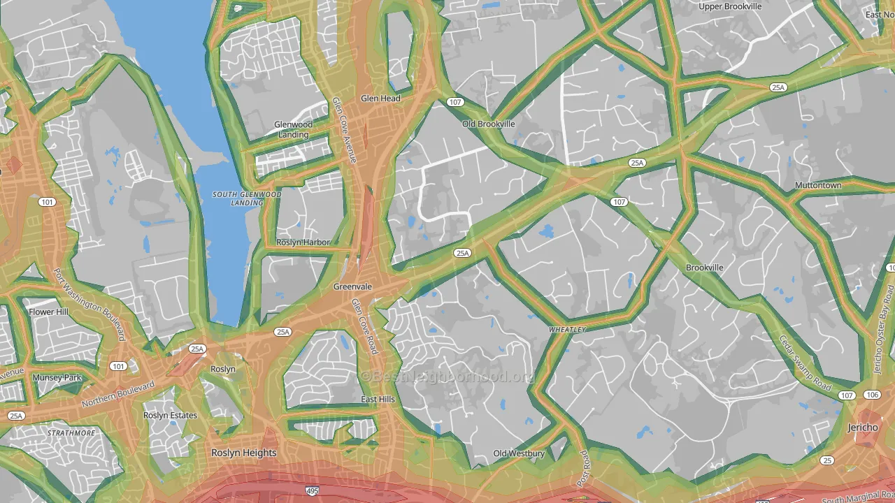 11548, NY Map of Noise Levels in 11548