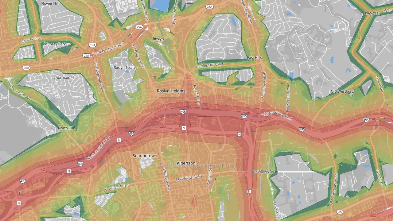 11577, NY Map of Noise Levels in 11577