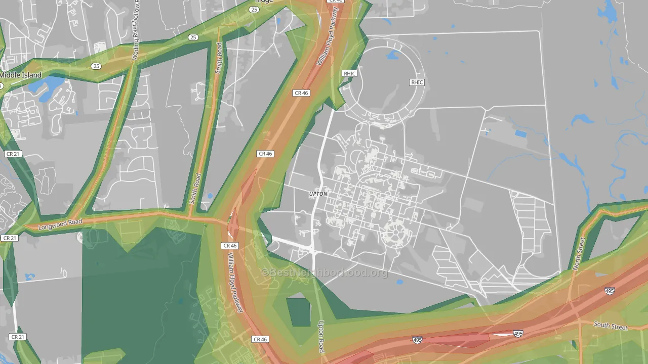 11973, NY Map of Noise Levels in 11973