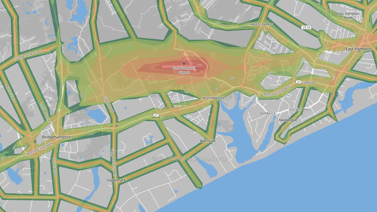 11975, NY Map of Noise Levels in 11975