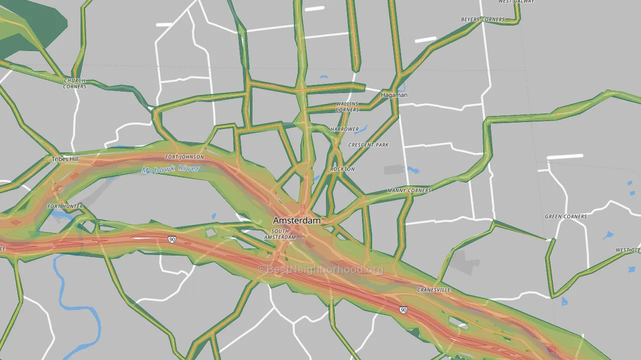 12010, NY Map of Noise Levels in 12010