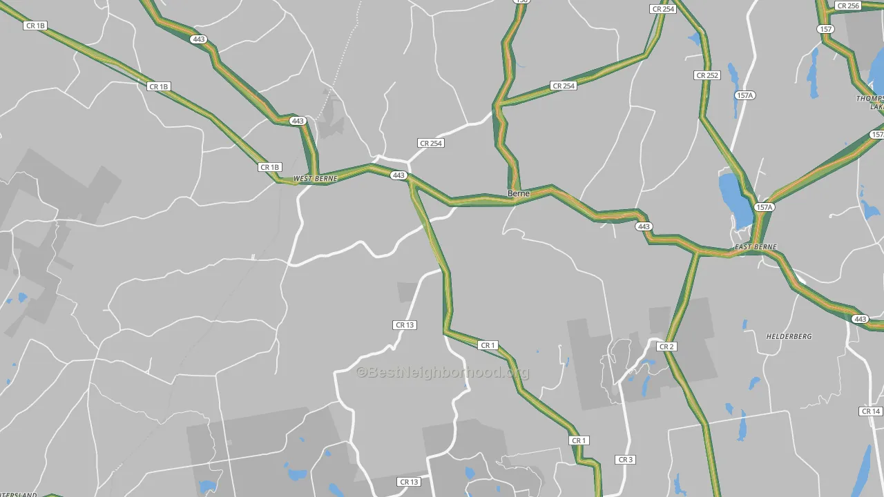 12023, NY Map of Noise Levels in 12023