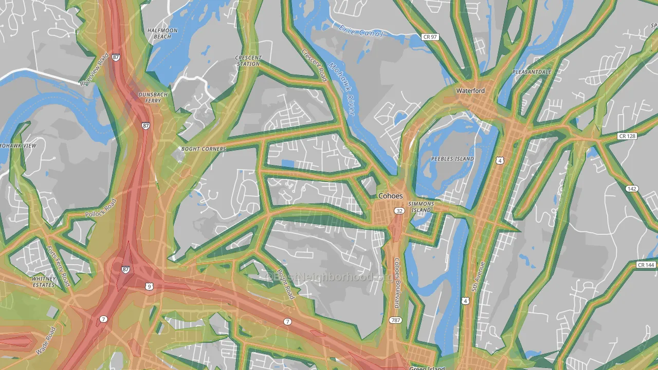 12047, NY Map of Noise Levels in 12047