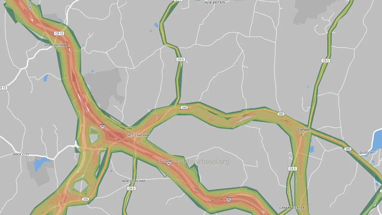 12060, NY Map of Noise Levels in 12060