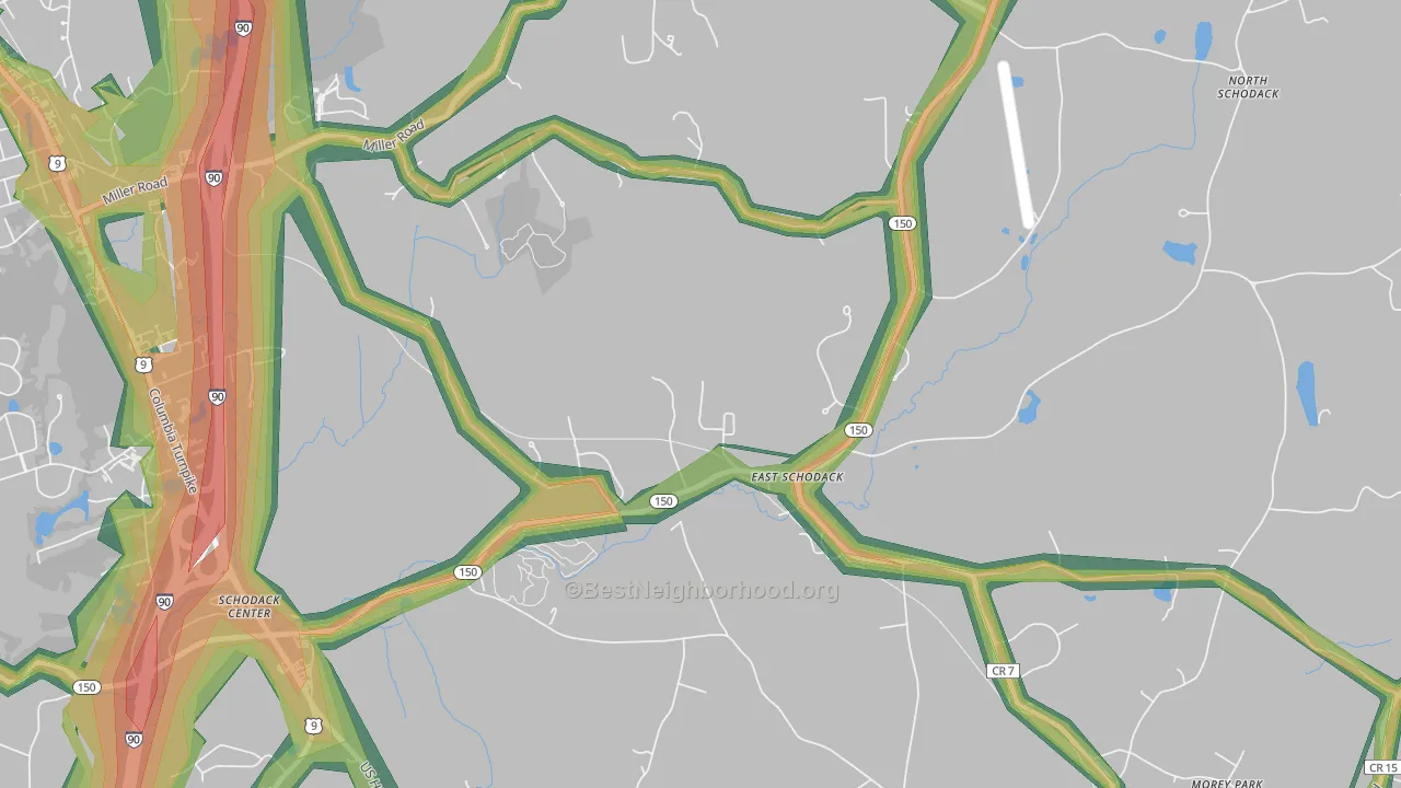 12063, NY Map of Noise Levels in 12063