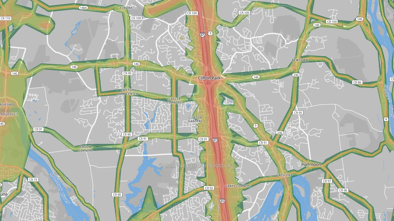 12065, NY Map of Noise Levels in 12065