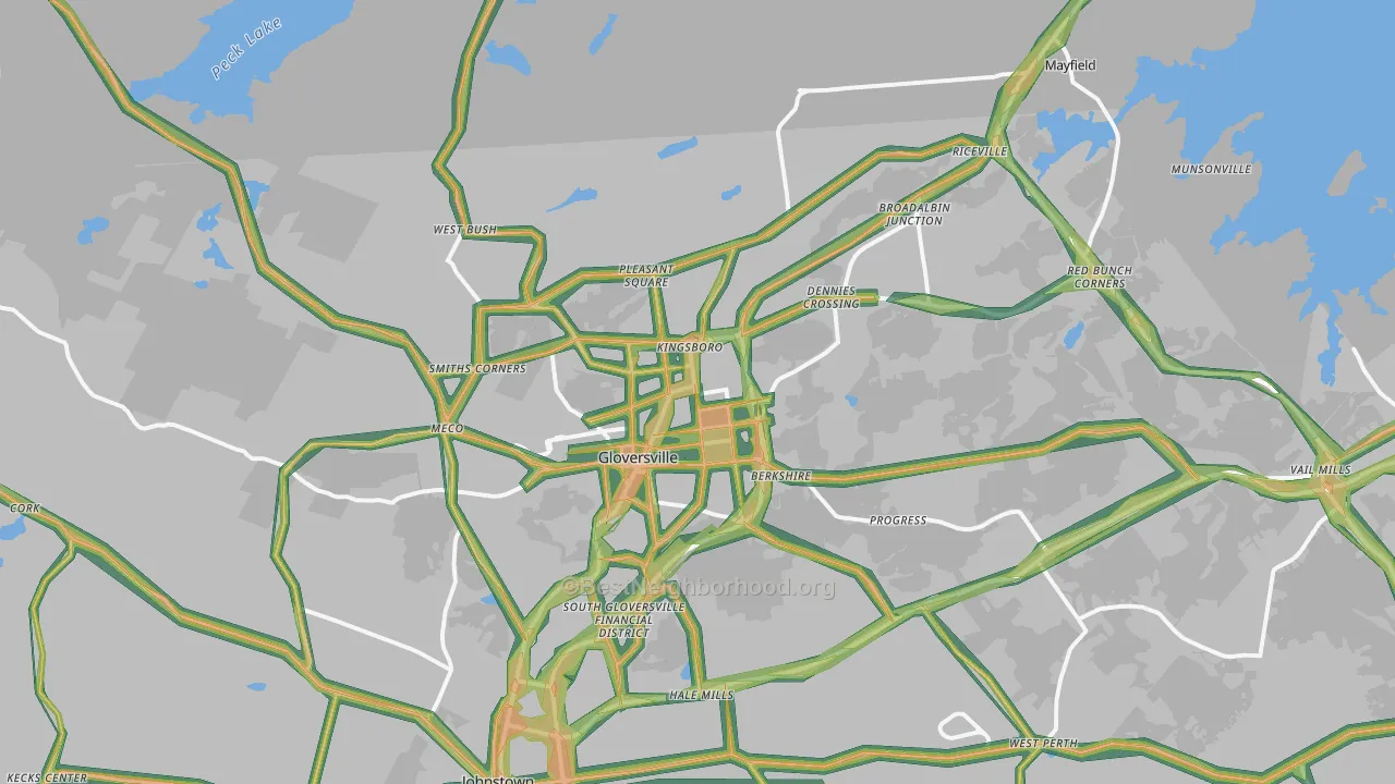 12078, NY Map of Noise Levels in 12078