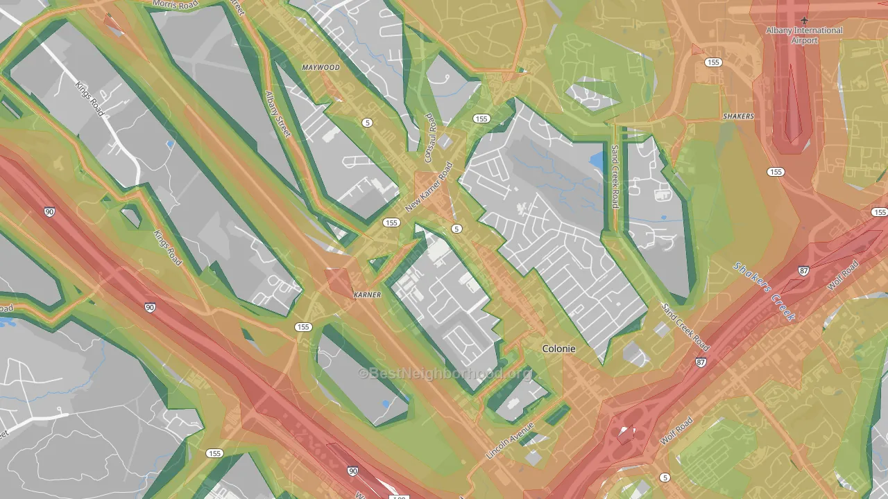 12288, NY Map of Noise Levels in 12288