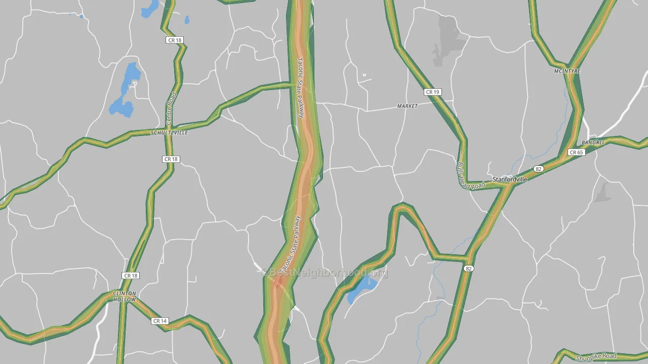12514, NY Map of Noise Levels in 12514