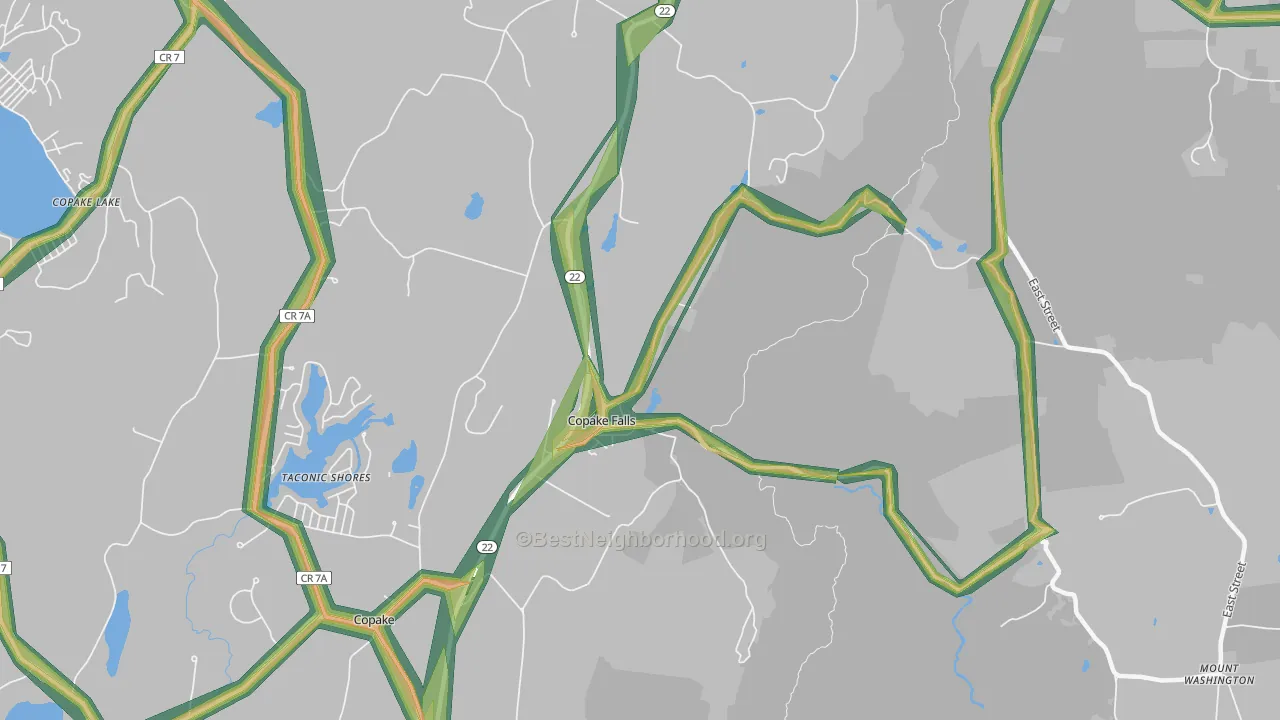 12517, NY Map of Noise Levels in 12517