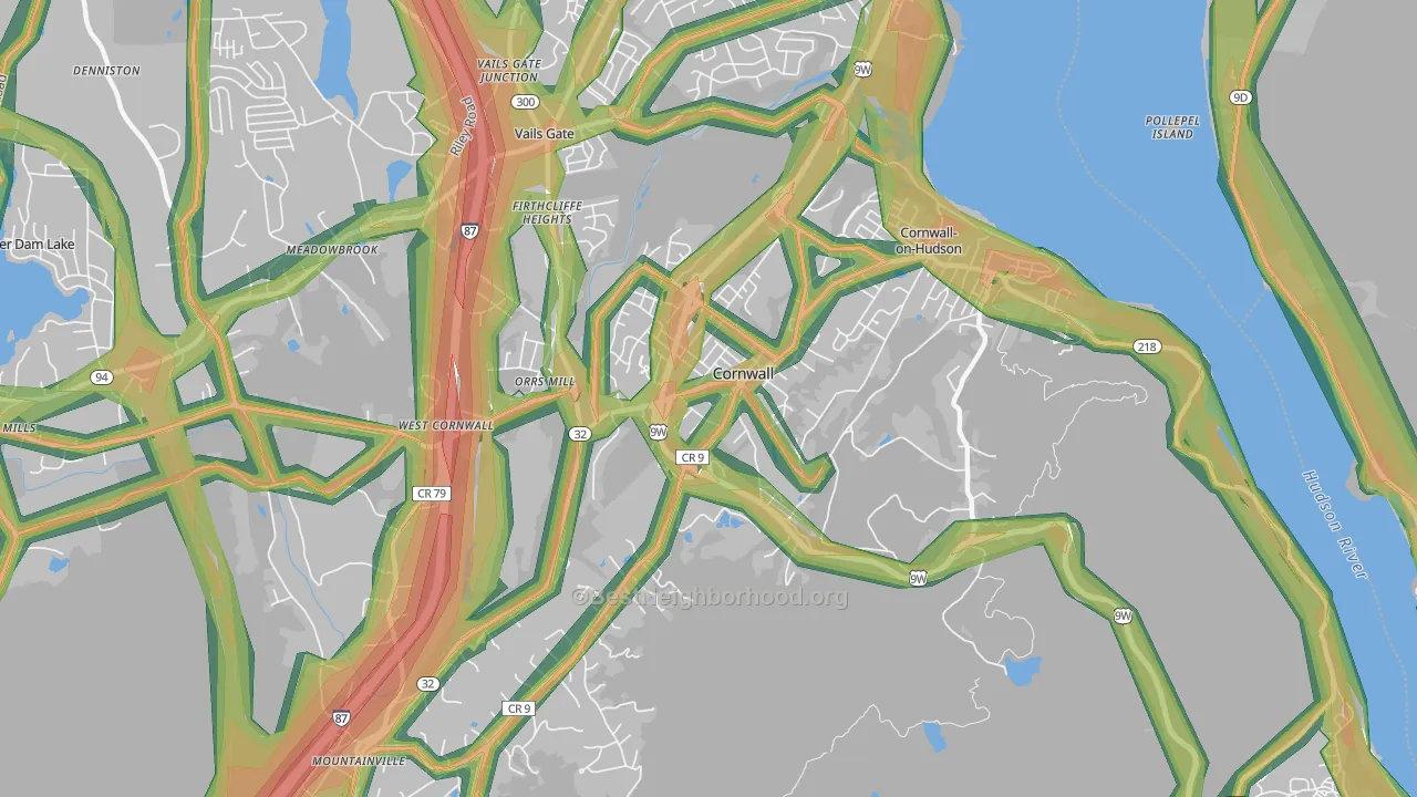 12518, NY Map of Noise Levels in 12518