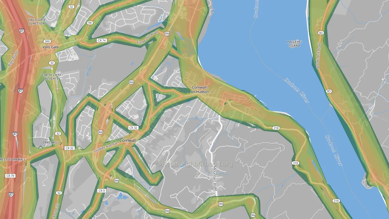 12520, NY Map of Noise Levels in 12520
