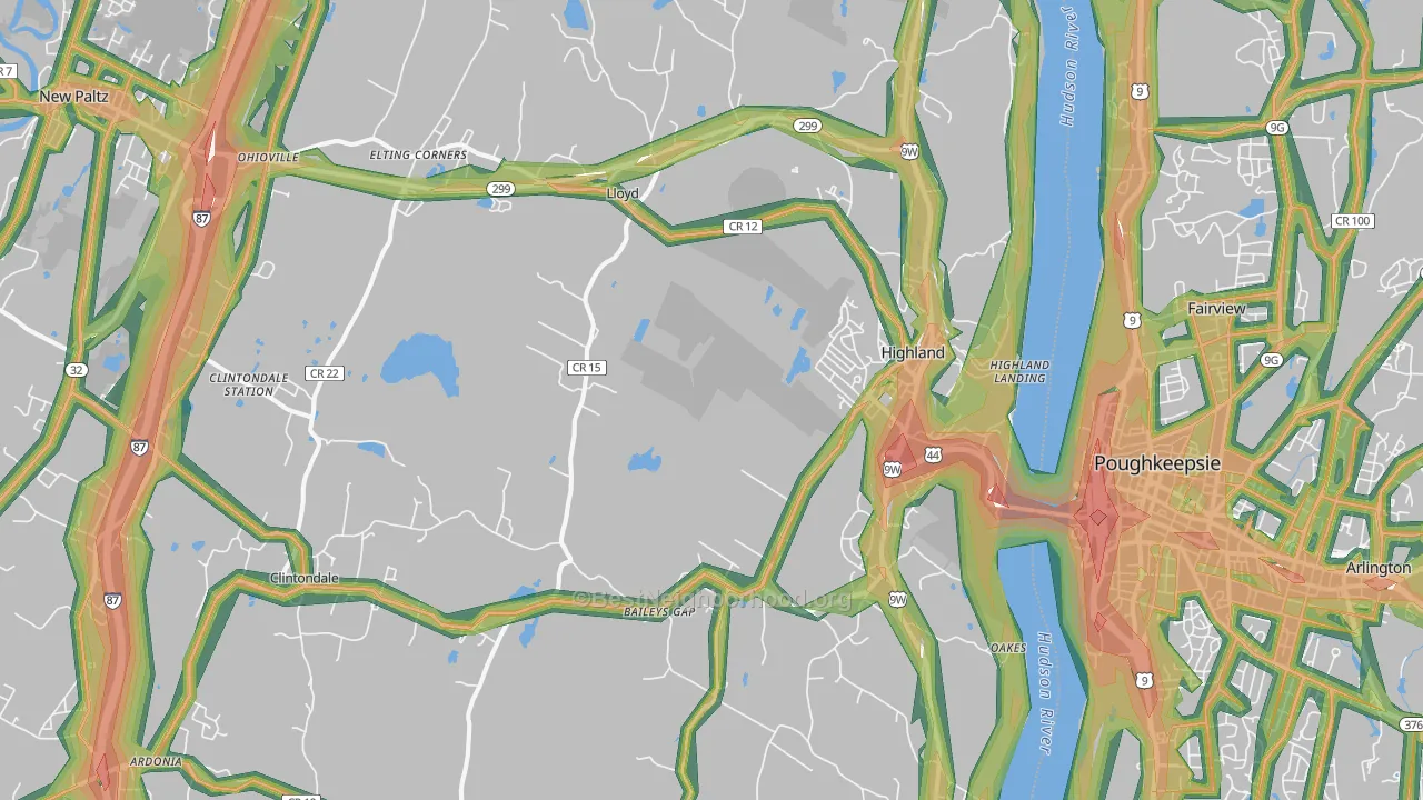 12528, NY Map of Noise Levels in 12528