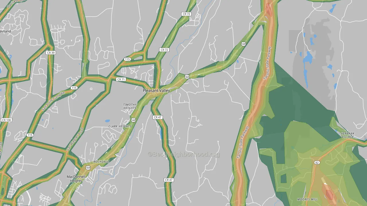 12569, NY Map of Noise Levels in 12569