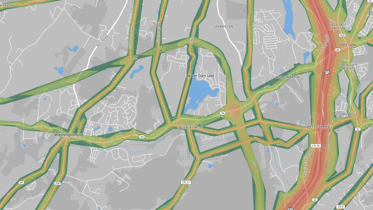 12577, NY Map of Noise Levels in 12577