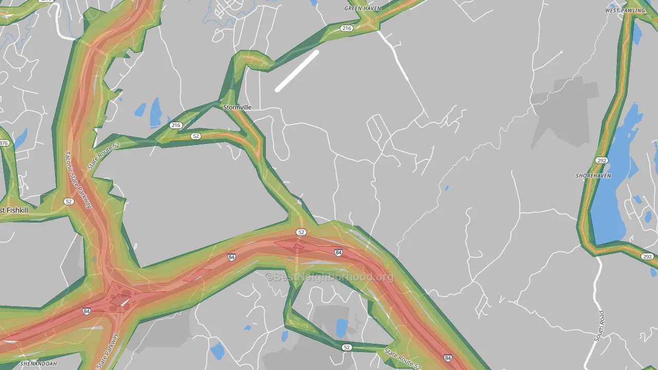 12582, NY Map of Noise Levels in 12582