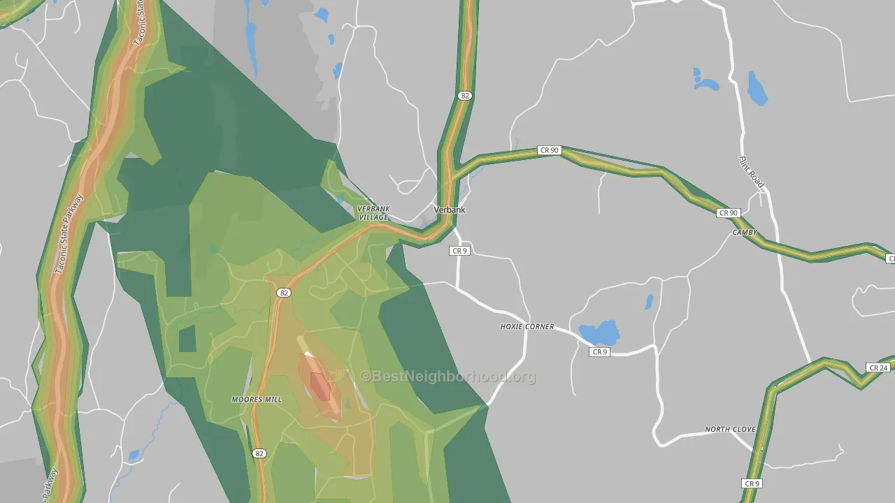 12585, NY Map of Noise Levels in 12585