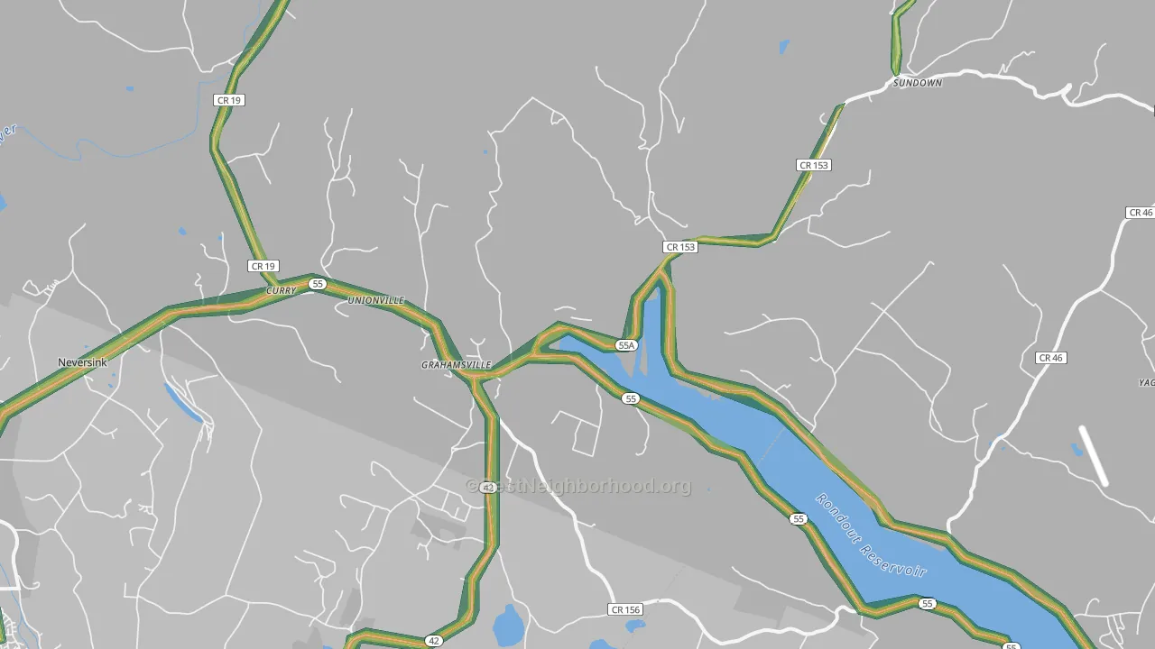 12740, NY Map of Noise Levels in 12740