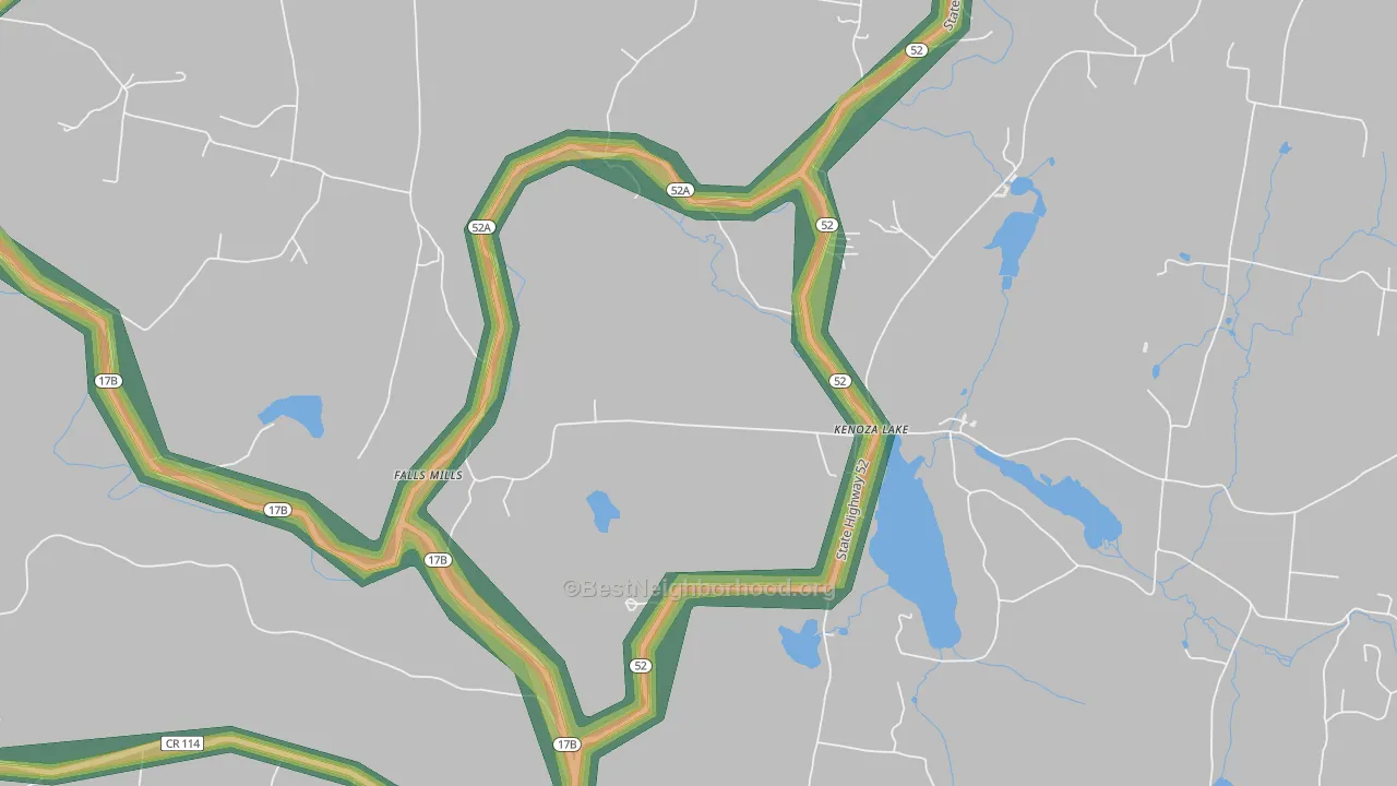 12750, NY Map of Noise Levels in 12750