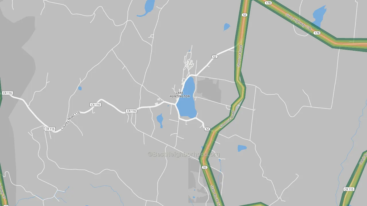 12752, NY Map of Noise Levels in 12752