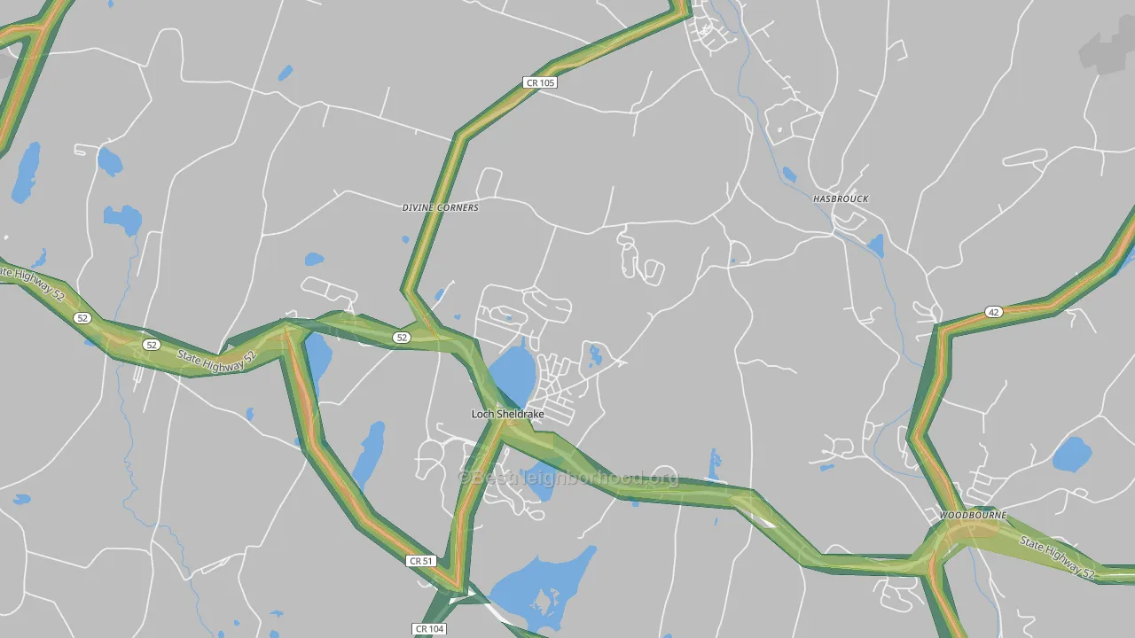 12759, NY Map of Noise Levels in 12759
