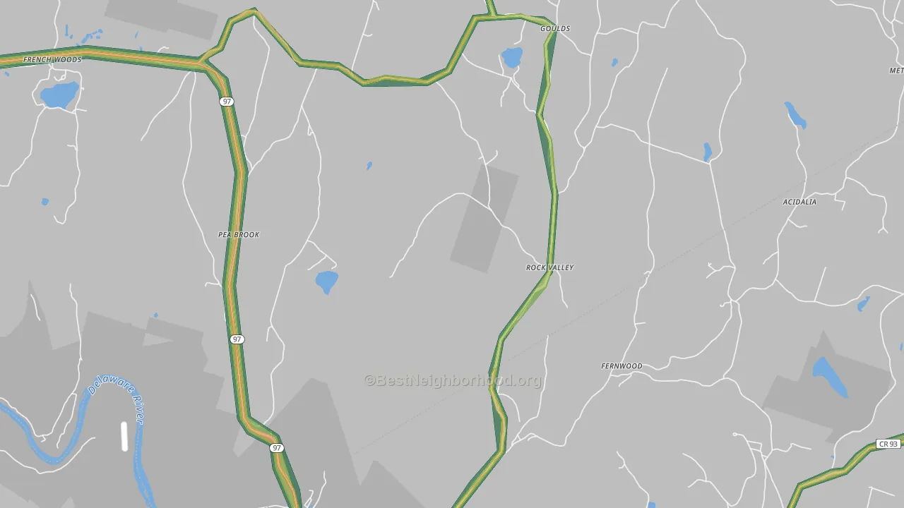 12760, NY Map of Noise Levels in 12760