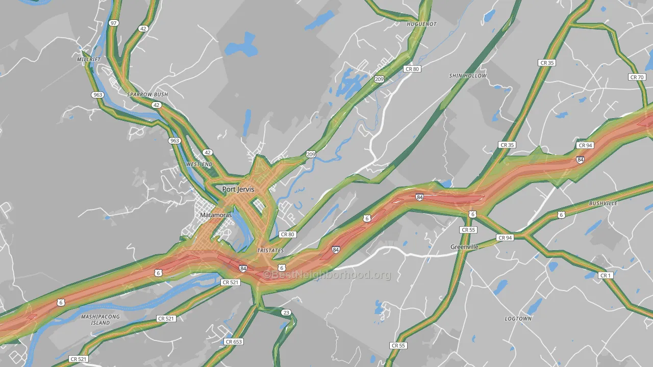 12771, NY Map of Noise Levels in 12771
