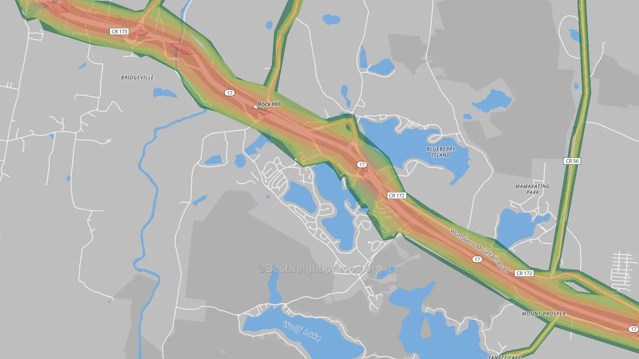 12775, NY Map of Noise Levels in 12775