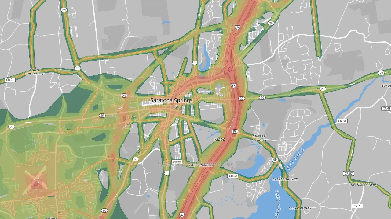 12866, NY Map of Noise Levels in 12866
