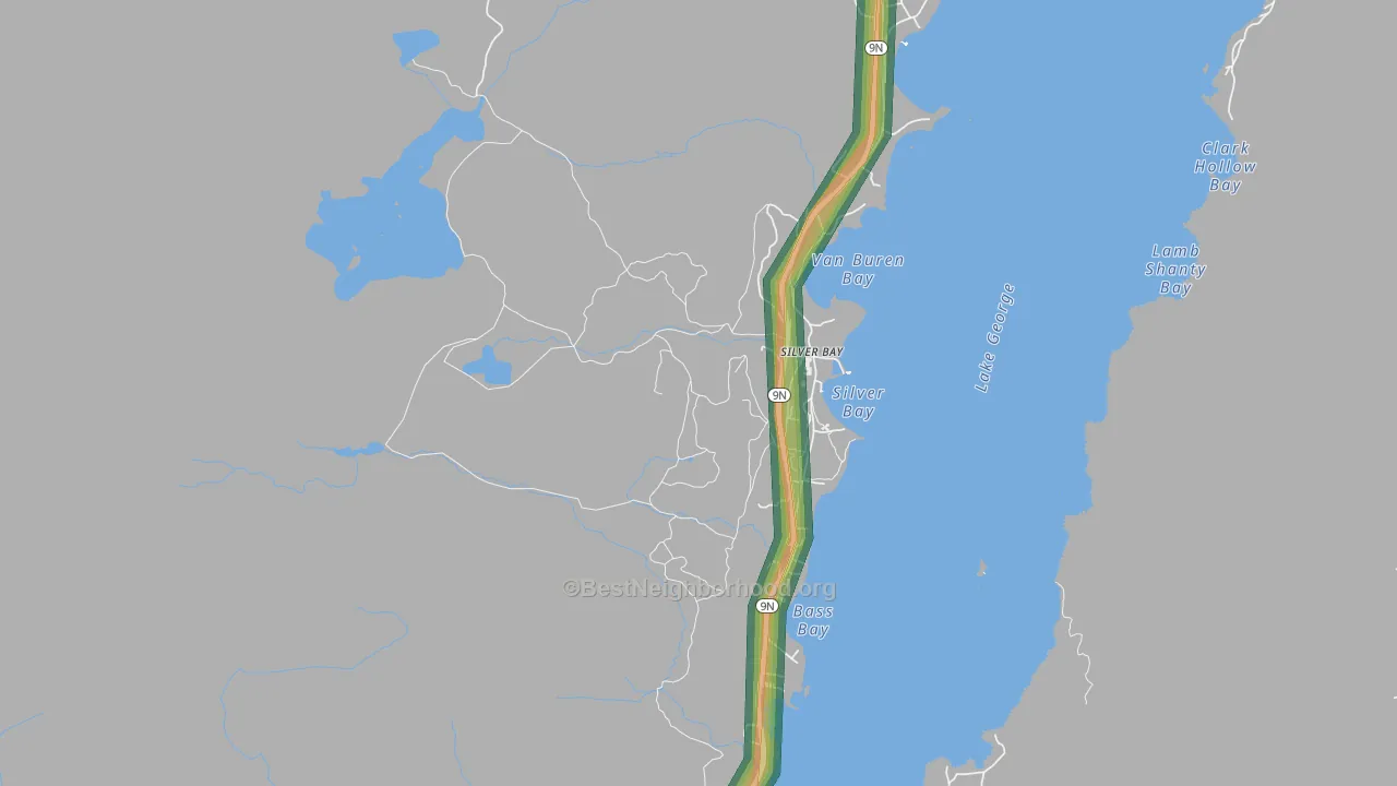 12874, NY Map of Noise Levels in 12874