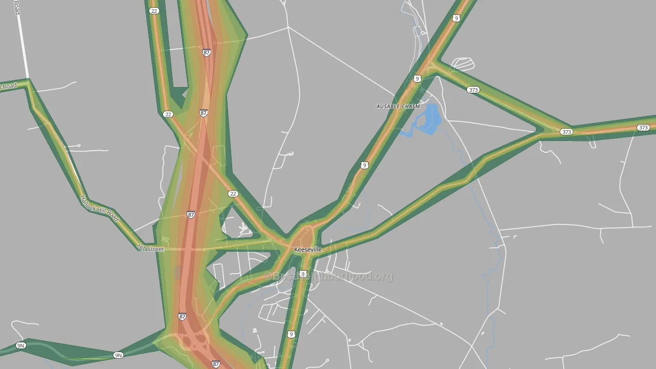 12911, NY Map of Noise Levels in 12911
