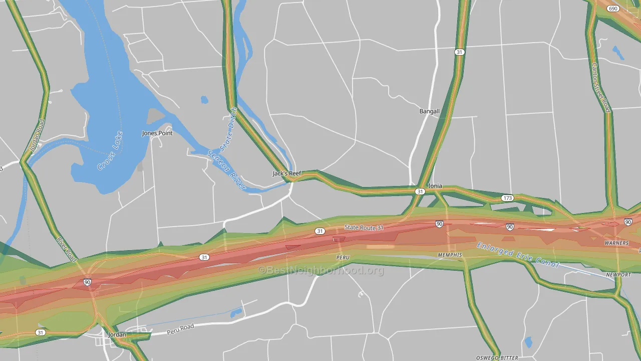 13112, NY Map of Noise Levels in 13112