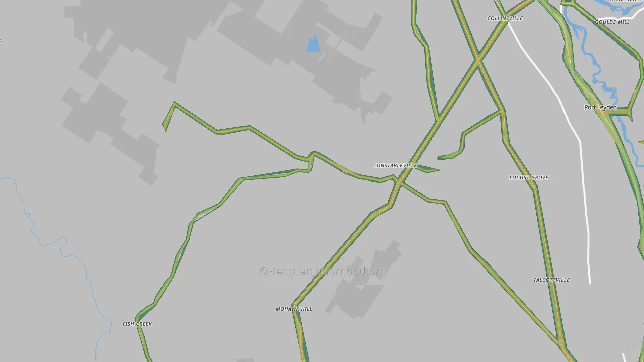 13325, NY Map of Noise Levels in 13325