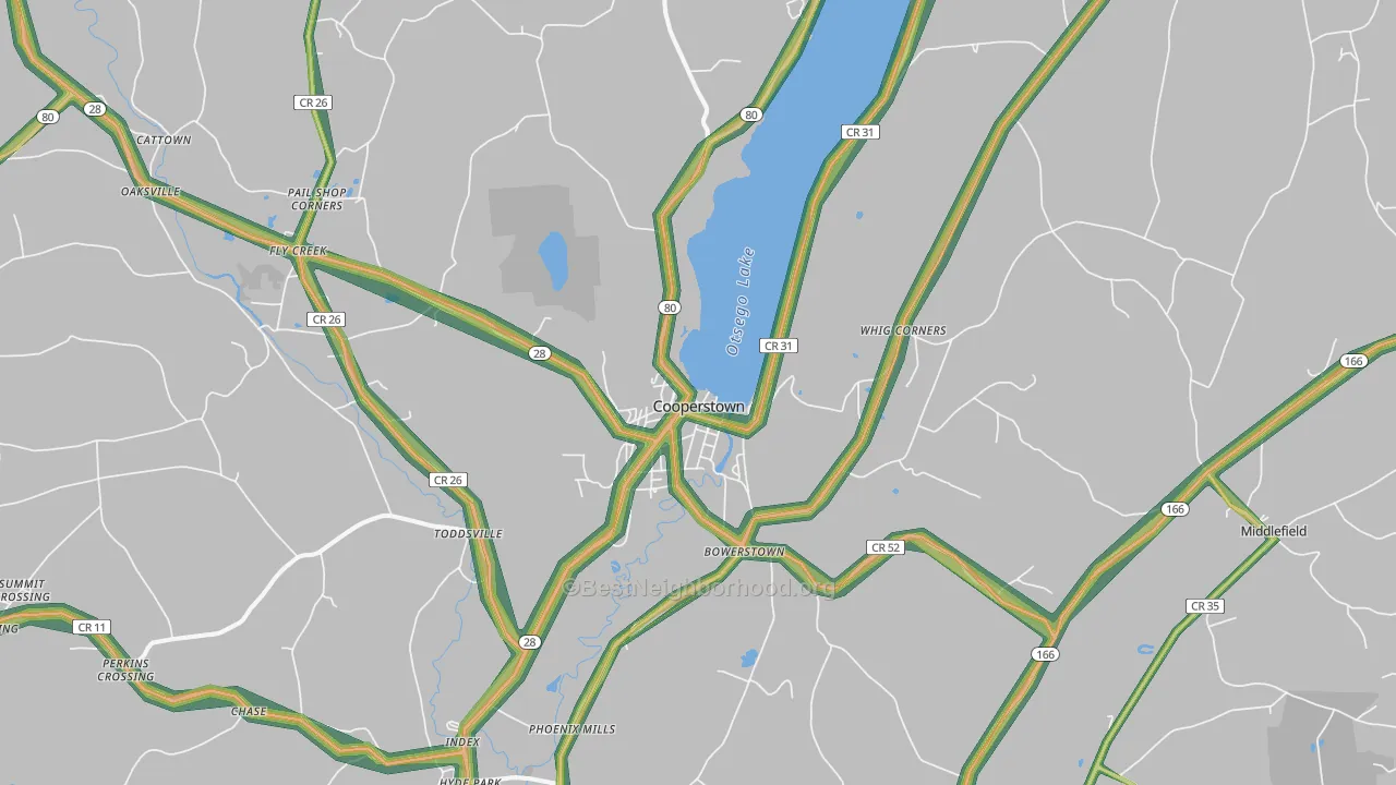 13326, NY Map of Noise Levels in 13326