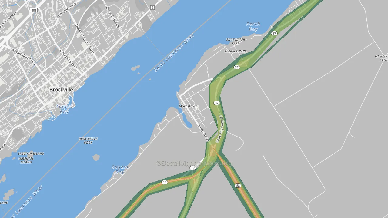 13664, NY Map of Noise Levels in 13664