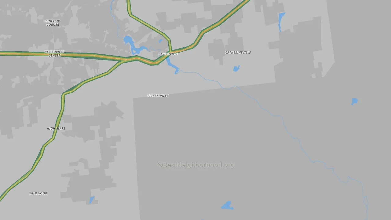 13672, NY Map of Noise Levels in 13672