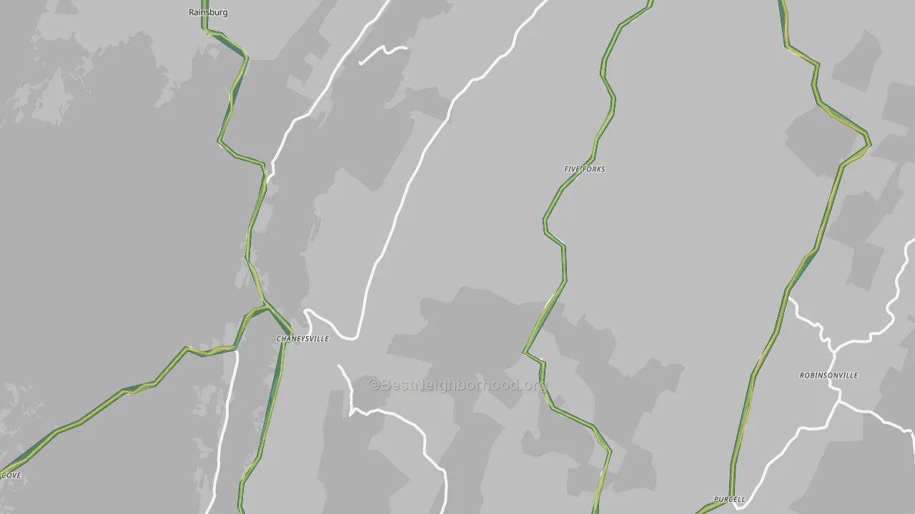 15535, PA Map of Noise Levels in 15535