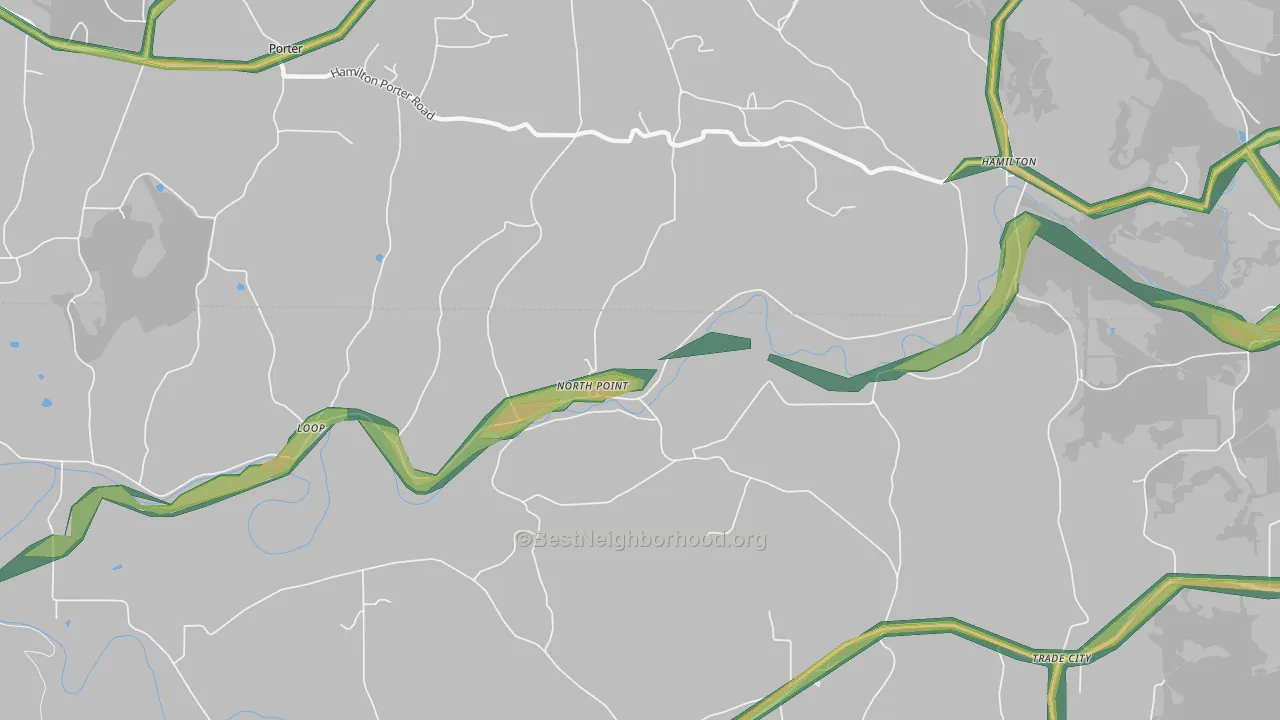 15763, PA Map of Noise Levels in 15763