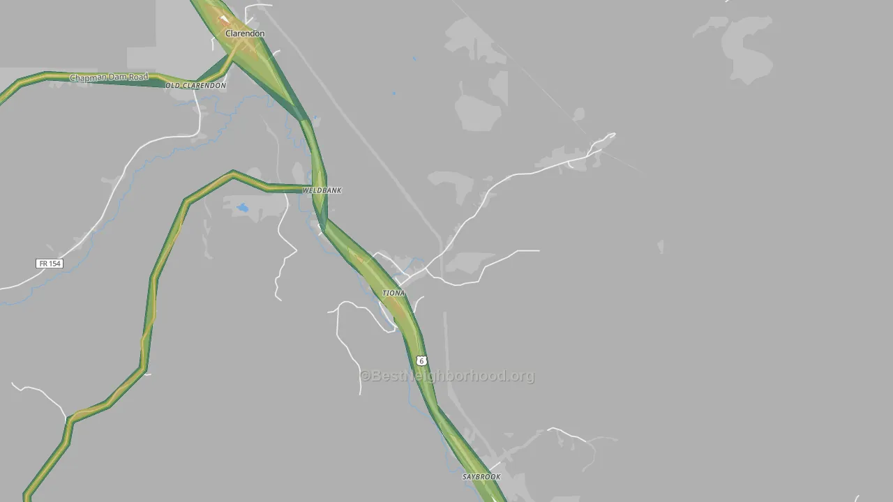 16352, PA Map of Noise Levels in 16352