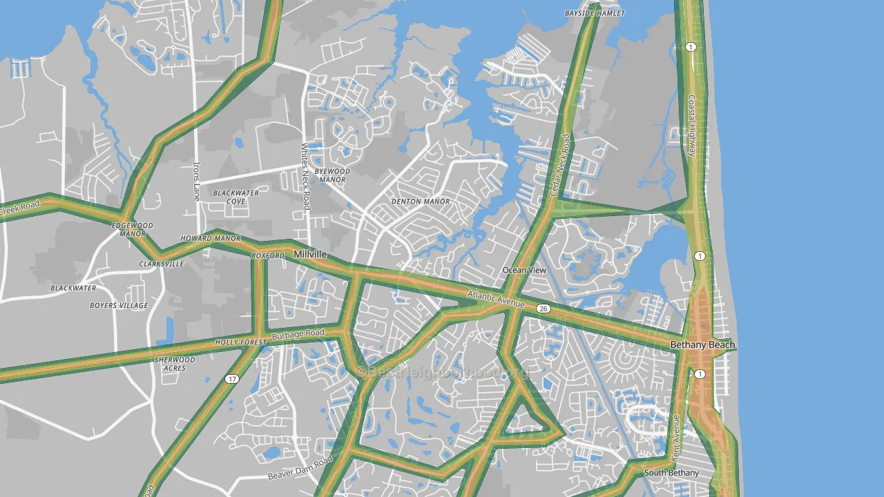 19970, DE Map of Noise Levels in 19970