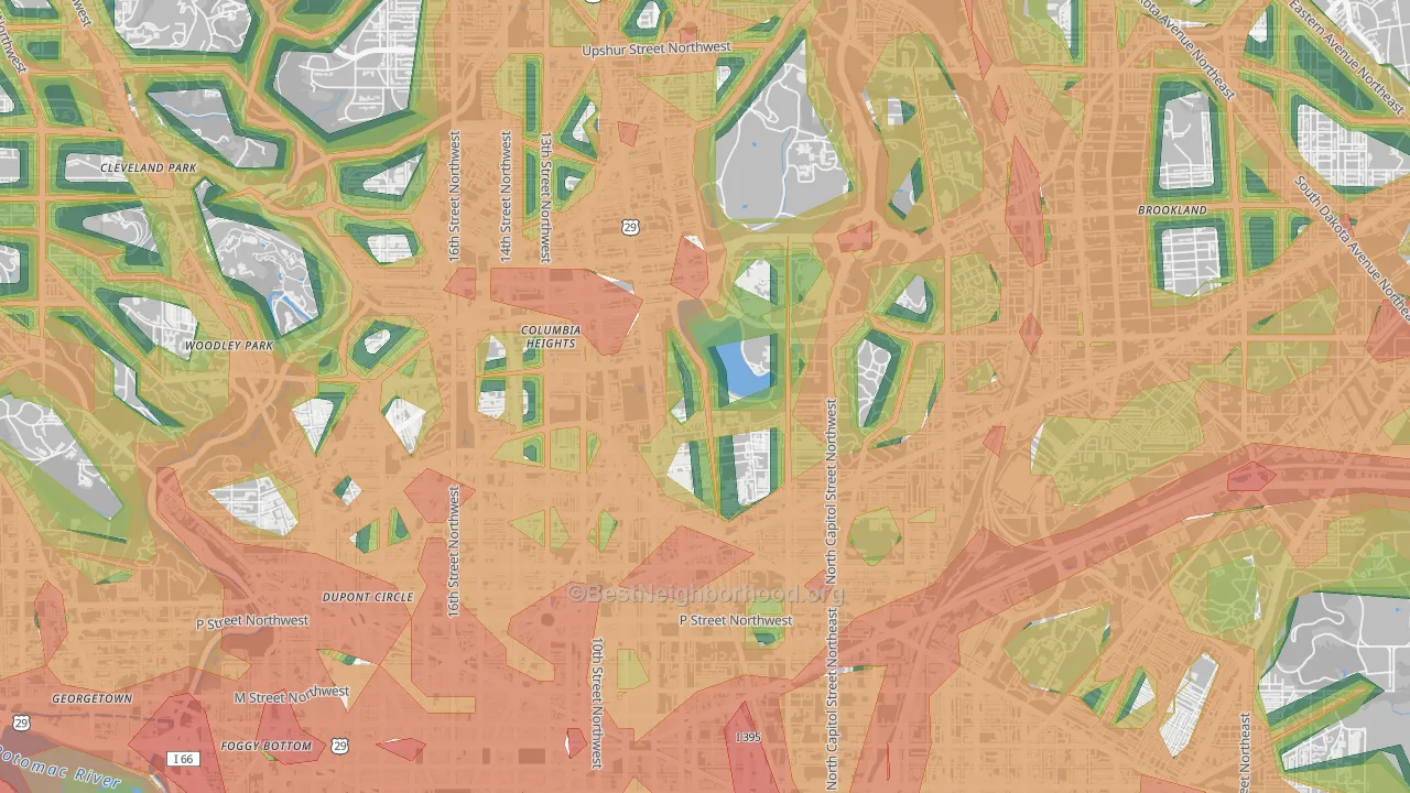 20059, DC Map of Noise Levels in 20059