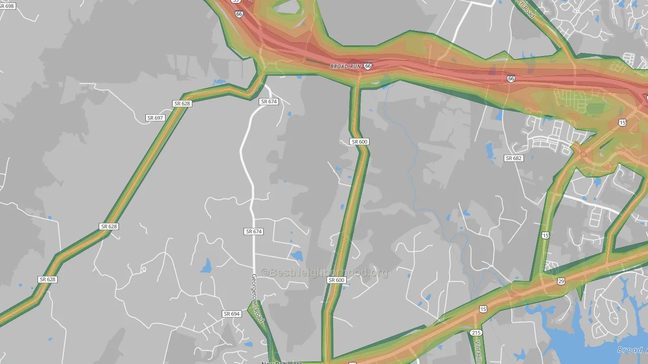 20137, VA Map of Noise Levels in 20137